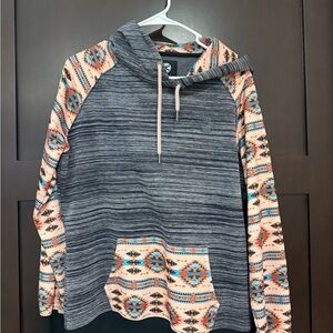 Hooey Multicolor Patterned Hoodie